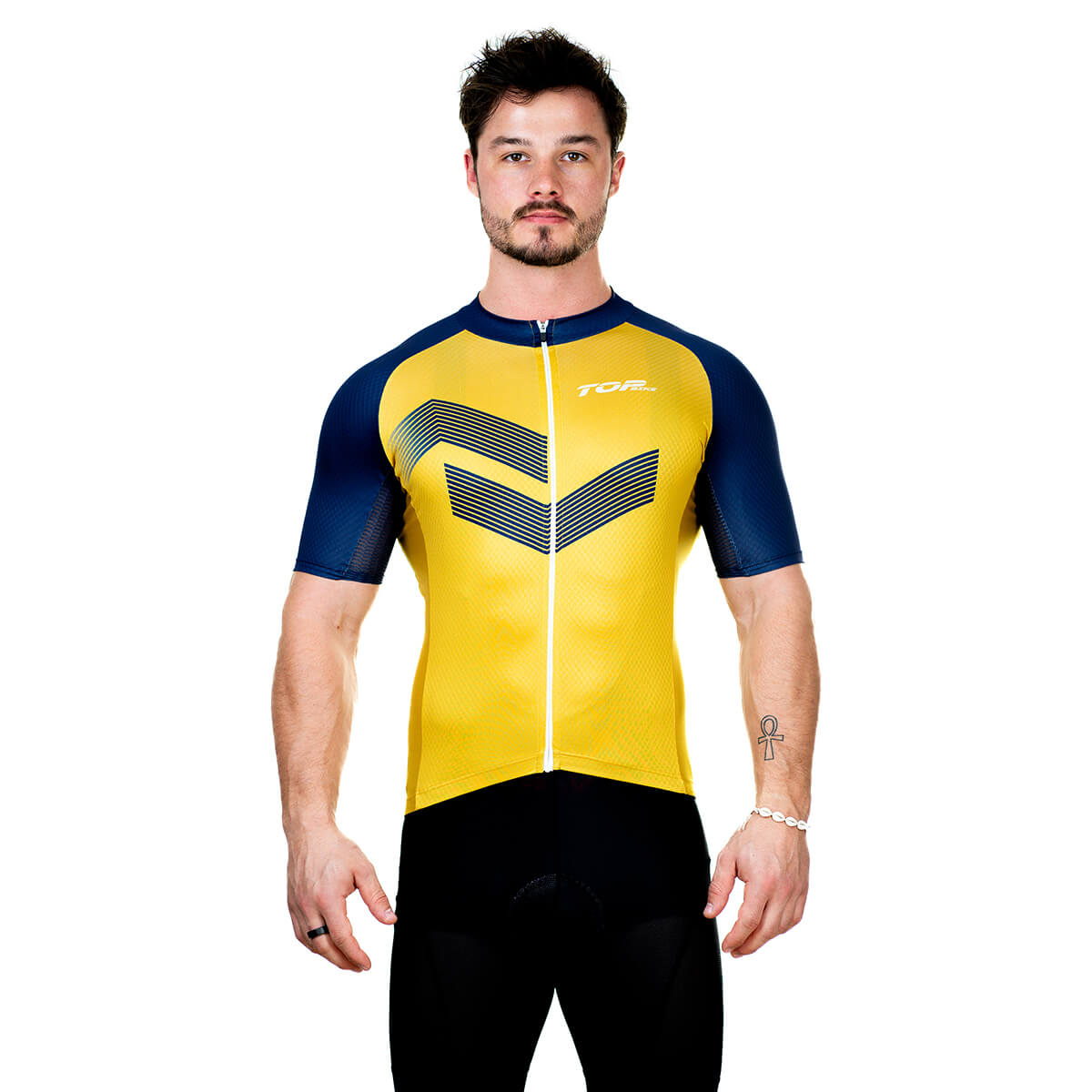 The ELASTIK collection brings an anatomically shaped jersey